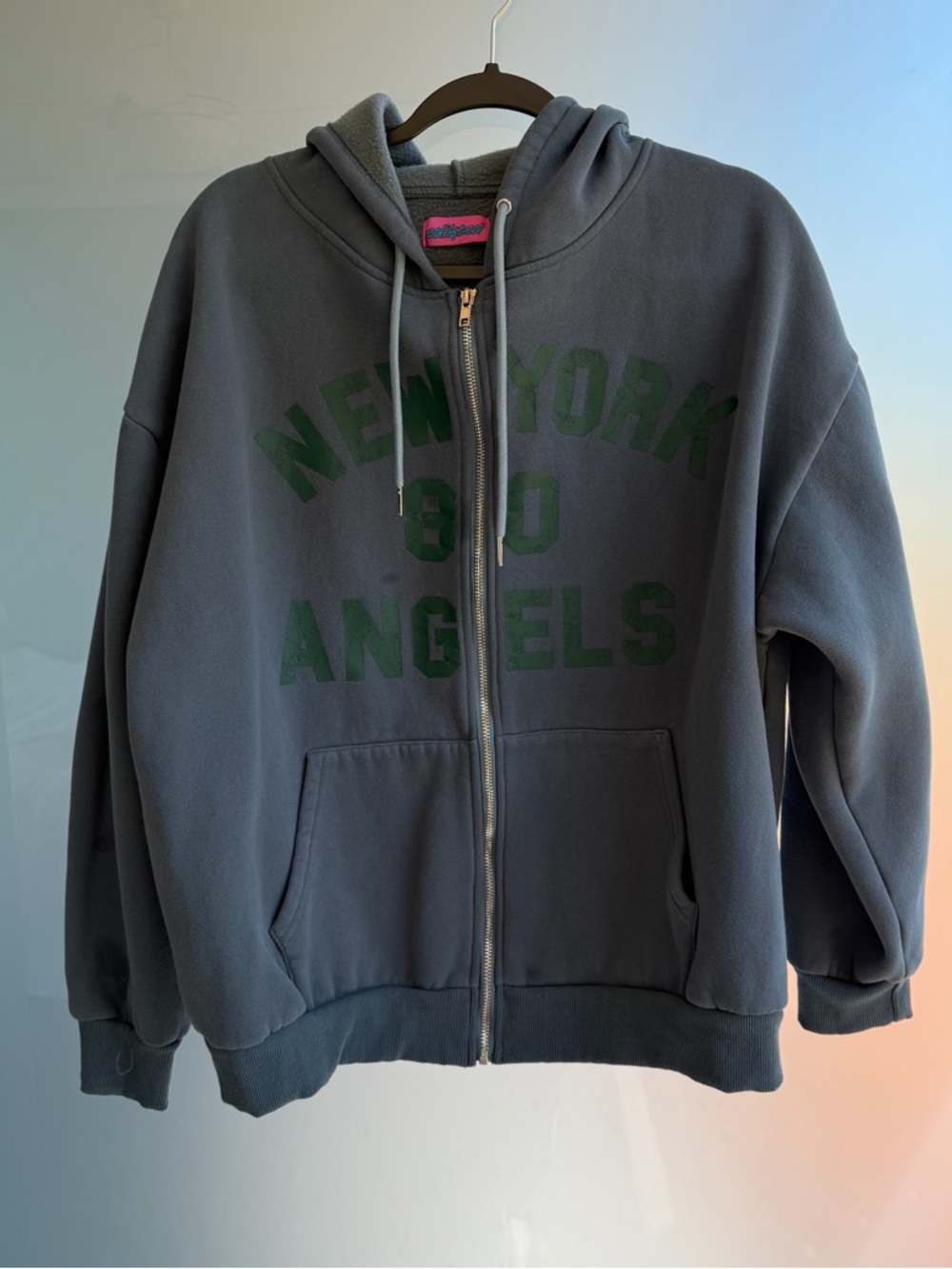 Edikted New York Angels Zip Up Hoodie